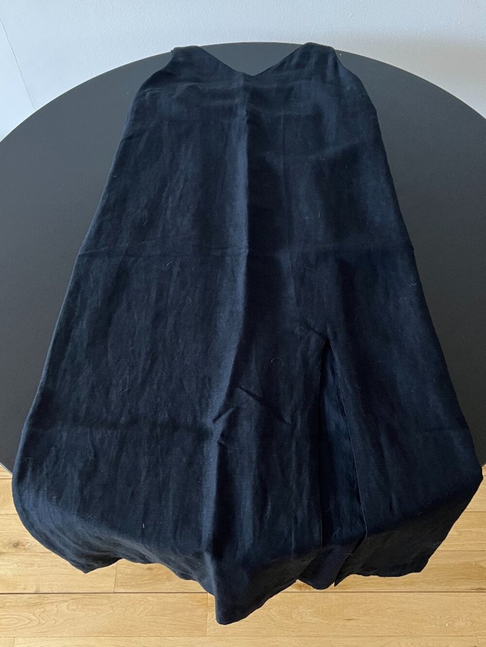 Women's Seafolly Black Linen Midi Dress - Size XS